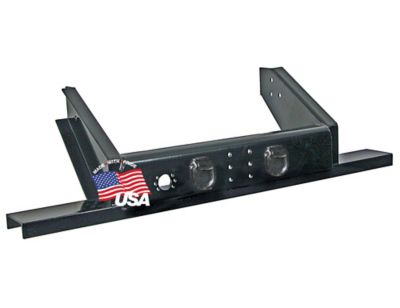 Buyers Products Flatbed/Flatbed Dump Hitch Plate Bumper for Pintle Mount