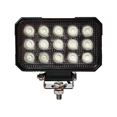 Buyers Products 15 in. Ultra Bright Rectangular LED Clear Flood Light, 1492196