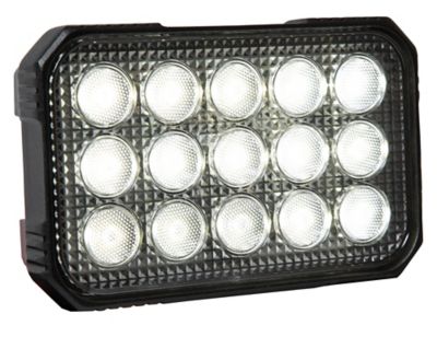 Image showing 8 th Buyers Products 207m, 9000 Lm Ultra Bright Rectangular LED Clear Flood Light, 15 in.