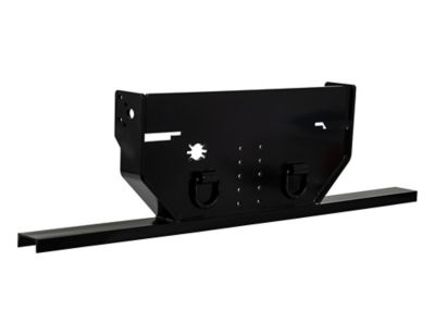 Image showing  20,000 lb. Capacity Hitch Plate with Pintle Mount for Ford F-350, F-550 Cab and Chassis (1999+) Bottom Channel