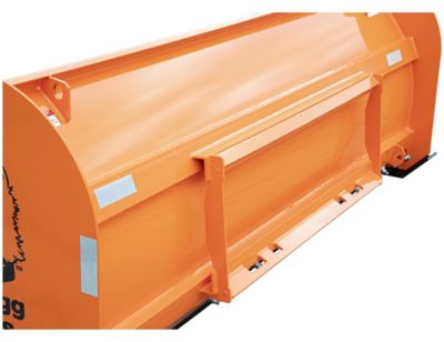 Image showing 5 th Buyers Products 10 ft. Skid Steer Snow Pusher, Orange, 2603110