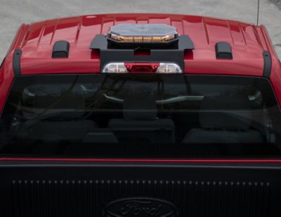 Image showing 8 th Buyers Products 23.75 in. Fleet Series Drill-Free Light Bar Cab Mount for Ford F-150 (2015+), Ford F-250 and F-550 (2017+)