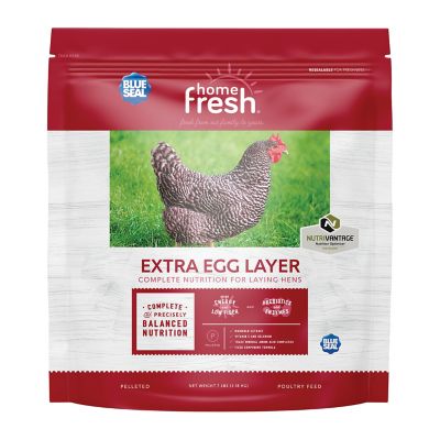 Blue Seal Home Fresh Extra Egg Layer Poultry Feed Pellets, 7 lb. bag
