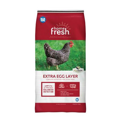 Blue Seal Home Fresh Extra Egg Layer Poultry Feed Crumbles, 25 lb. bag