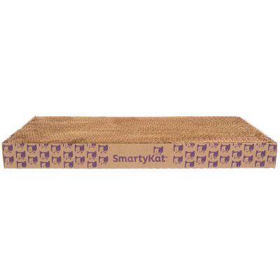 Image showing  Super Scratcher+ Double Wide with Catnip Infusion Technology Corrugate Cat Scratch Pad, Reversible, 18 in.