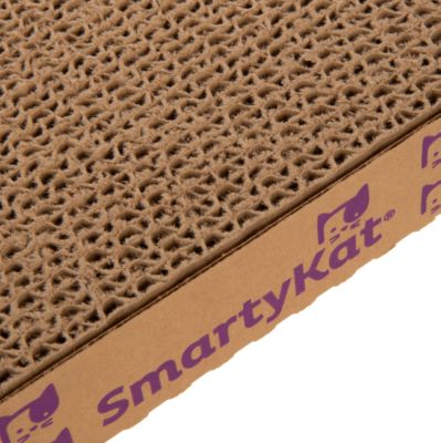 Image showing 8 th SmartyKat Super Scratcher+ Double Wide with Catnip Infusion Technology Corrugate Cat Scratch Pad, Reversible, 18 in.