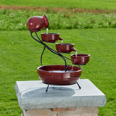 Smart Solar Ceramic Cascade - Lava, 23941R01