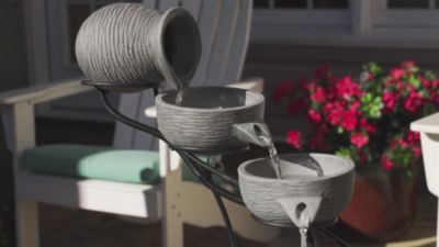 Image showing  Oslo Cascade - Dark Grey Cement, 23801M01