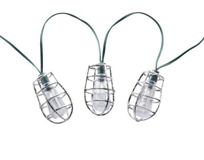 Smart Solar 14.75 ft. Solar-Powered 20-LED Cornelius String Light, Pewter