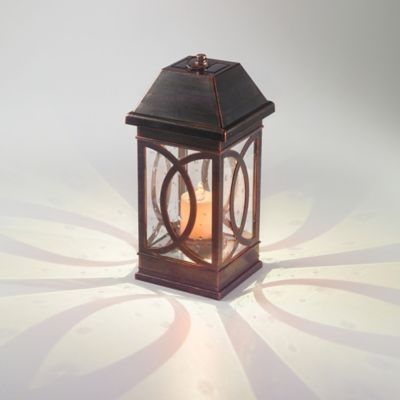 Image showing  San Vicente II 15 in. Solar Lantern - Bronze