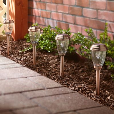 Image showing  Charleston Pathway Lights - Copper 6 Pack