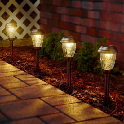 Image showing  Charleston Pathway Lights - Antique Bronze 6 Pack