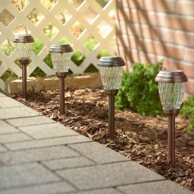 Image showing  Charleston Pathway Lights - Antique Bronze 6 Pack