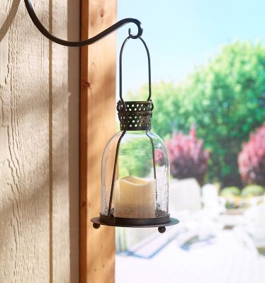 Mojawo Set di 3 lanterne da giardino XXL, in acciaio inox, altezza 24/40/53 cm
