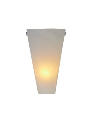 Image showing  Frosted Marble Glass Conical Sconce (Retail Box)