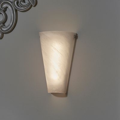 Image showing  Frosted Marble Glass Conical Sconce (Retail Box)