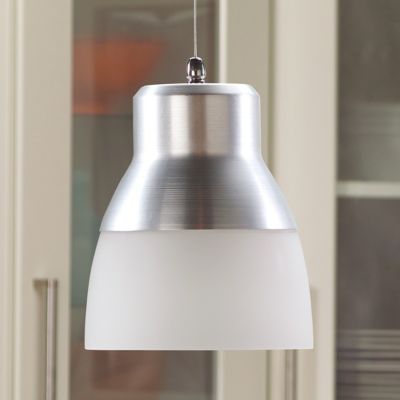 It's Exciting Lighting Glass Pendant Light Nickel (Retail Box)