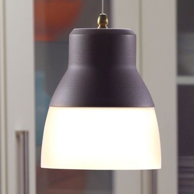 Image showing  Glass Pendant Light Bronze (Retail Box)