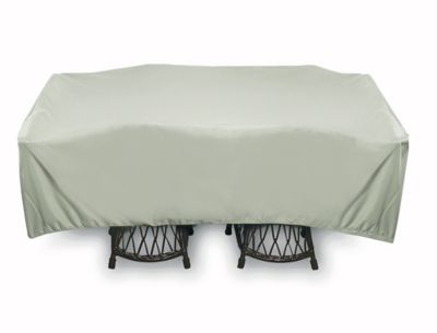 Pebble Lane Living 96 in. Square Table Set Cover - Khaki,