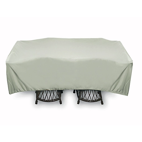 Pebble Lane Living 96 in. Square Table Set Cover - Khaki,