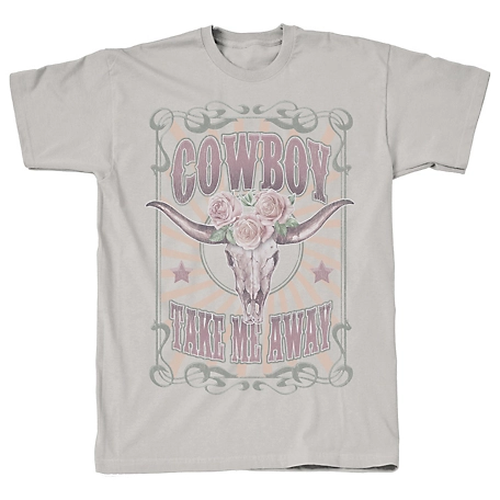 Take Me Away Women's Short Sleeve Take Me Away Cowboy T-Shirt