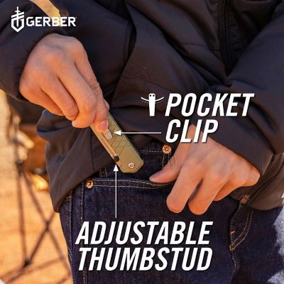 Image showing  Zilch Satin/Drap Red Plain Edge Drop Point Folding Knife