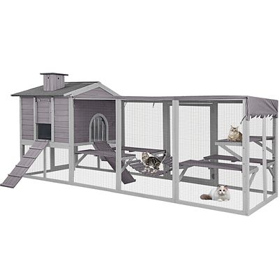 Image showing  Large Vertical Climbing Cat Enclosure