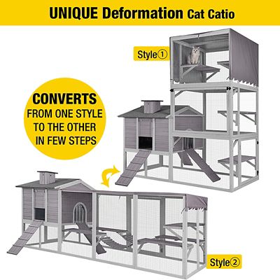 Image showing  Large Vertical Climbing Cat Enclosure