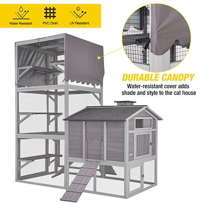 Image showing  Large Vertical Climbing Cat Enclosure