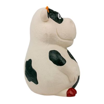 Image showing 1 th Territory Cow Latex Squeaker Dog Toy
