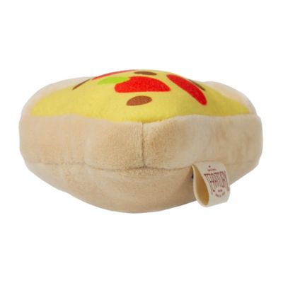 Image showing  Pizza with Squeaker Dog Toy