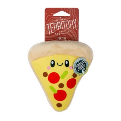 Image showing  Pizza with Squeaker Dog Toy