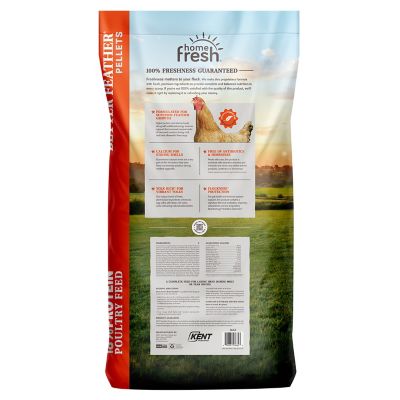 Image showing  Home Fresh Better Feather Pelleted Poultry Feed, Large, 40 lb. Bag