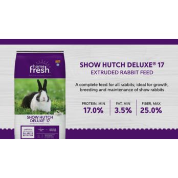 Show hutch sale deluxe rabbit food