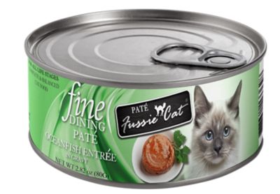 Fussie Cat Fine Dining Pate Oceanfish Entree Wet Cat Food, 2.82 oz.