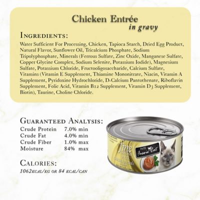Image showing  Fine Dining Pate Chicken Entree Wet Cat Food, 2.82 oz.