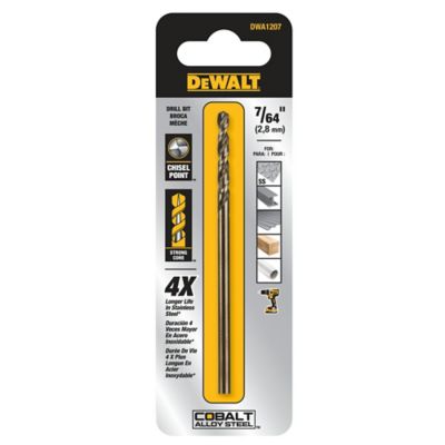 DeWALT 7/64 in. Industrial Cobalt Drill Bit