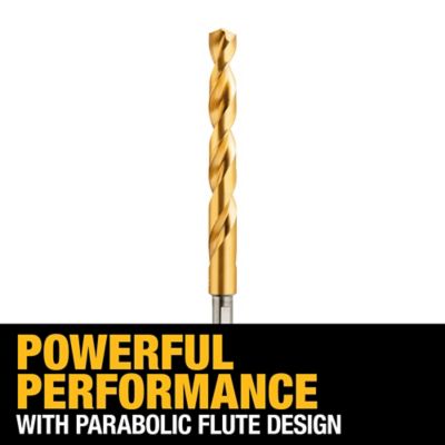 Image showing  1/2 in. 135 Split Point Tip Titanium Drill Bit