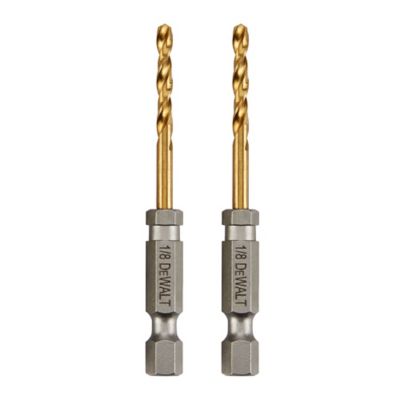 Image showing  1/8 in. 135 Split Point Tip Titanium Drill Bit, DD5108T