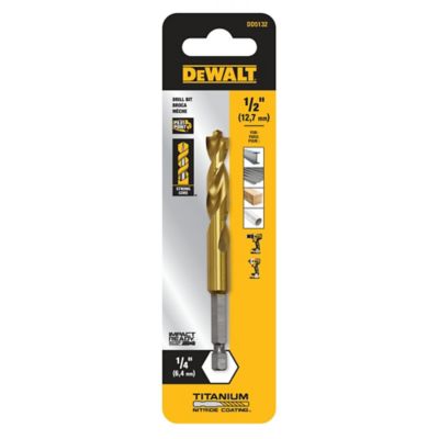 DeWALT 1/2 in. 135 Split Point Tip Titanium Drill Bit