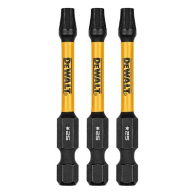 DeWALT DWAF2TX25IR3 Flextorq 3 pc. 1/4 in. x 2 in. Torx Impact Driver Bit