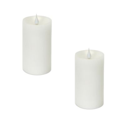 Image showing  Simplux Designer LED Candle with Moving Flame and Remote (Set of 2)