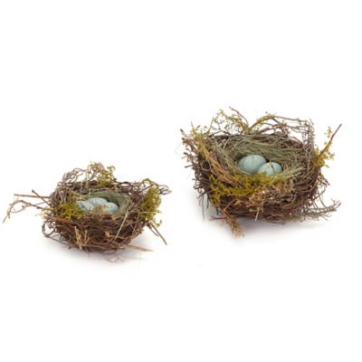 Melrose International Birds Nest with Eggs (Set of 12)