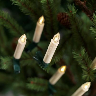 Image showing  4 in. LED Clip-On Taper Candles with Remote, 24-Pack