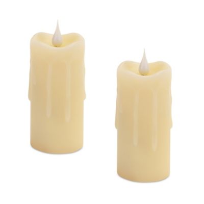 Image showing  Simplux LED Votive Candle with Moving Flame and Remote (Set of 2)