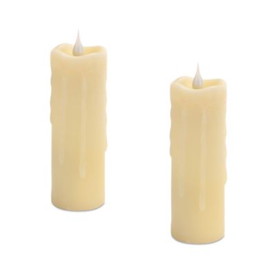 Image showing  Simplux LED Votive Candle with Moving Flame and Remote (Set of 2)