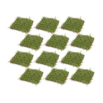 Melrose International 12 in. Lifelike Moss Display Mat Set, 12 pc.