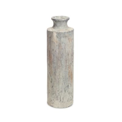 Melrose International Weathered Ceramic Floor Vase