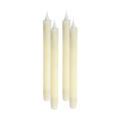 Image showing  LED Wax Taper Candle with Moving Flame (Set of 4)