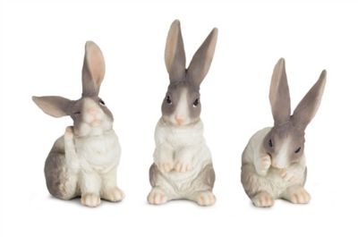 Image showing  Long Ear Rabbit Figurine (Set of 6)
